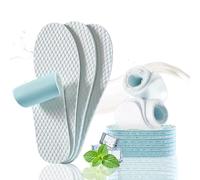 5 Pares de Plantillas Transpirantes de Algodón, Plantillas con Capa Absorbente,plantillas para zapatos, Controla la Sudoración y los Malos Olores, Mayor Comodidad, unisex(EU39-40/25.7CM)