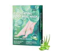 5 Pares Mascarilla Pies Exfoliante,Máscara Pies Peeling,Calcetines Exfoliantes para Pies avec Ácido Salicílico,Hidratación Profunda,Mujeres y Hombres Quitar Piel Muerta y Callos