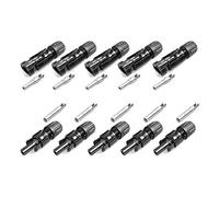 5 pares MC4 Conector Conector de embrague 10 mm2 PV-KST4/10II & PV-KBT4/10II