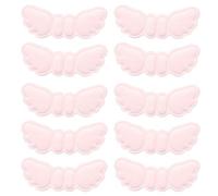 5 pares Rosa Unisex Esponja Toe Insert Insert Anti-Pain Forefoot Shoes Zapatos antideslizantes Cojín del antepié para el cuidado de los pies Relleno de zapatos ajustable(3mm)