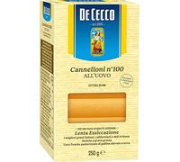 5 pastas de Cecco de Canelones n. 100 Uovo para huevo pasta de 250 g