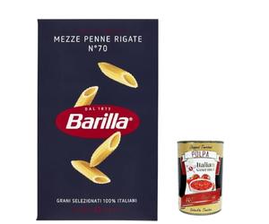 5 pastas Mezze Penne Rigate nr. 70, 100% italiana, 500 g + Polpa italiana Gourmet 400 g