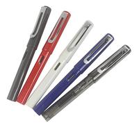 5 PC Jinhao 599 pluma pluma diversidad color (gris, azul, rojo, blanco, translúcido negro) pluma conjunto bien balance suave escritura