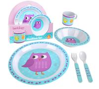 5 Pc Mealtime Baby Feeding Set for Kids and Toddlers - Includes Plate