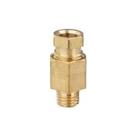 5 PCS 1/8" M6 M8 M10 Metric Male 4 6mm Compression Straight Through Elbow Oil Tube Brass Pipe Fitting System(Straight 1pc,6mm To M8x1)