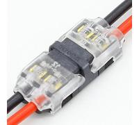 5 pcs 2pin Spring Connector Wire with no Welding no Screws Quick Connector Cable clamp Terminal Block 2 Way Easy for led Strip