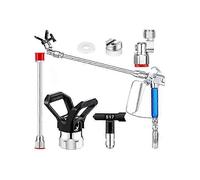 5 Pcs Airless Sprayer Hose Kit 3600 Psi 517 Tip Swivel Joint with Nozzle Guard Tips and Extension Ro