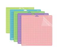 5 pcs Alfombrilla de Corte Cricket Maker, 30 x 30 cm Tapete de Corte Para Cricut, 4 Diferente Adhesivas Almohadilla Fombrilla de Corte para Maker/Explore Air 2 / Air/On