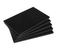 5 Pcs Black Foam Ring Insert Jewelry Pad Display Case Rings Earring Sponge Tray Stud Bracelet Travel Cabinet Para Joyas