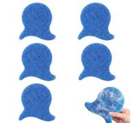 5 Pcs Bolas para Lavadora Atrapa Pelos de Mascotas, Esponja Quita Pelos Reutilizable para Lavadora y Secadora, Pelotas de Lavado para Eliminar Pelusas de Perros y Gatos en Ropa y Edredones