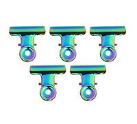 5 Pcs Clips de Uñas, Clip para Sombrero Accesorios de Moda, Pinzas de Extensión para Uñas Curve C, Clip de Fijación de Cristal Herramienta Pinzas Sujeción Arte Uñas de Acero Inoxidable