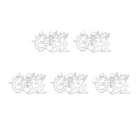 5 PCS Corte De Metal Fantasma Dies Halloween Die Cut Plantilla Plantilla Moldes Para Álbum De Fotos Decoraciones Álbumes Recortes