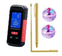 5 Pcs Ghost Equipment Kit 1Pcs Digital Emf Meter 2 Pcs Motion Light Up Cat Balls 2 Pcs Copper Dowsing Rods