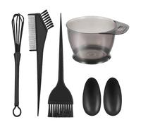5 PCS Herramientas para el kit de coloración de cabello - Cepillo para el tintee para cabello | Tinte de tinte y cepillo | Beauty Salon blanqueador | Kit para colorear de pelos con cubierta para