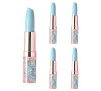 5 PCS Highlighters Establece Marcadores De Resaltadores De Resaltadores Lápiz Labial Bible Marker Pen Para Aprender Y Trabajar