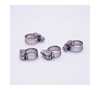 5 PCS Hose Clamp 16-25mm 3/4" 1" 304 Stainless Worm Drive Spring Clip Water Fuel Line Homebrew