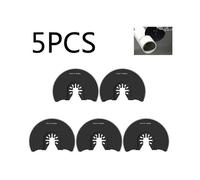 5 PCS Lame de Scie Segmente Mtal Lames de Scie Oscillante Semi Circulaire Universelles en Carbure pour Coupe du Bois du Plastique du Mtal des Ouvertur