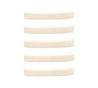 5 PCS No Slotted Real Bridge Nuez Saddle En Guitara Acústica Basco Nuez Accesorios Guitarra Bottomio Curvado