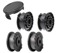 5 PCS Recambios Desbrozadoras,Hilo Desbrozadora,Compatible con Art 23 SL/Art 26 SL,para Cortar Césped, Jardín, Campo de Golf(4 × Bobina, 1 × Tapa)