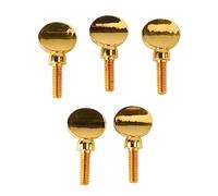 5 Pcs Saxophone Neck Receiver Tightening Screws, Brass Replacement Screws for Alto Tenor Sax, Improved Sound Quality, Easy Install, Compatible with Most Saxophones