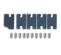 5 PCS/Set Kit de compatibilidad de Aleta de PVC Accesorios de Tabla de Surf de Relleno de pestañas FCS 2 Ajustador de timón Kit de compatibilidad de Aleta Ajustador de Aleta de Cola