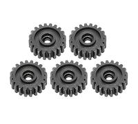 5 Pcs Steel Servo Spur Gear, 24 Tooth Internal Spline Spur Gear Module 0.8, High Strength Durable Industrial Gears with Glossy Finish for Robotics and RC Models (20T)