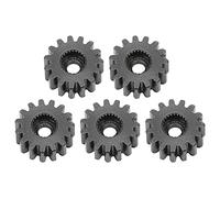 5 Pcs Steel Servo Spur Gear, 24 Tooth Internal Spline Spur Gear Module 0.8, High Strength Durable Industrial Gears with Glossy Finish for Robotics and RC Models (15 dientes)