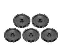 5 Pcs Steel Servo Spur Gear, 24 Tooth Internal Spline Spur Gear Module 0.8, High Strength Durable Industrial Gears with Glossy Finish for Robotics and RC Models (40 dientes)
