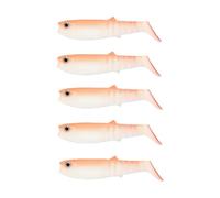 5 Pcs T-Tail Suave plástico Pesca señuelos realistas Swimbaits Multi-Color Realista Pesca señuelo para Agua Dulce Agua Salada Bass Trout Pike