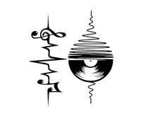 5 PCS Tatuaje Temporal De Jugo De Hierbas Símbolo De Música En Blanco Y Negro Resistente Al Agua Duradero Para Hombres Y Mujeres Pegatinas De Tatuaje De Roca Fresca