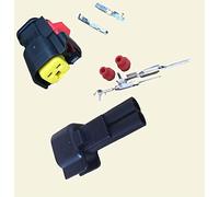 5 Pcs Waterproof Sealed 2 Pin Male and Female Inject Connectors - EV1 PA66 Wire Harness for Reliable Electrical Connections