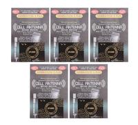 5 Pegatinas Autoadhesivas para Mejorar la Señal del Teléfono, Mejorar la Recepción, Pegatinas de Refuerzo de Señal, Color Negro y Dorado para Ascensores, Montañismo, Túneles