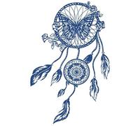 5 Pegatinas De Tatuajes De Hierbas Con Campanillas De Viento Que No Se Pueden Lavar, Espalda Simulada De Larga Duración, Sexy Semipermanente