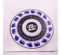 5 pegatinas para ventana Feng Shui anti robo y violencia + pulsera de cuerda roja Mxsabrina W0987