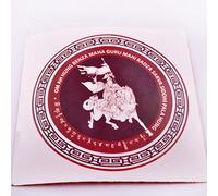 5 pegatinas para ventana Feng Shui King Gesar + pulsera de cuerda roja Mxsabrina W0995