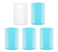 5 Peines Piojos, Peine Fino Antipiojos Peine Dientes Extra Finas Eliminar Piojos Liendres Tratamiento Duradero Repelente Pulgas para Adultos Niños Mascotas