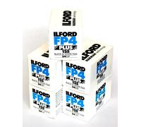 5 Películas ILFORD FP4 Plus 125 135-24 (Rollo 35mm)