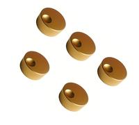 5 perillas de control de volúmenes de aluminio para potenciómetros de eje de 6 mm con perilla de aluminio de textura antideslizante