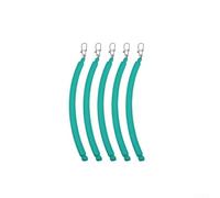 5 pesas de arrastre deslizantes para plomos sin enganches con disparos de acero para arrastre, aparejos de pesca de PVC que hacen ruido (56 g, verde)