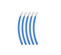 5 pesas de arrastre deslizantes para plomos sin enganches con disparos de acero para arrastre, aparejos de pesca de PVC que hacen ruido (56 g, azul)