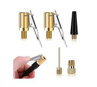 5-Piece Multifunctional Valve Adapter Set - Compatible with Bosch EasyPump, Cars, Bikes & Balls - Schrader & Presta Valve Converter