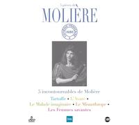 5 pièces de Molière : Tartuffe + L'avare + Le malade imaginaire + Le misanthrope + Les femmes savantes [Francia] [DVD]