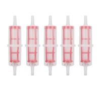 5 Pieces Prefiltro Diesel, Filtro de Gasolina, Filtros Rápidos de Combustible para Carretillas Elevadoras de 8 mm / 0,3 Pulgadas o 10 mm / 0,4 Pulgadas, para Motos Scooters Motor ATV Cortadoras