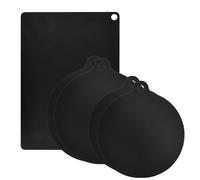 5 Pièces Protector Vitroceramica 22cm 24cm 35x25cm, Protector Placa Induccion Cocina, Resistente al Calor 240°C, Cubre Alfombrilla Protectora Placa Inducción Silicona Resistente Aceite, Universal