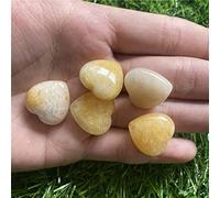 5 piedras naturales de cuarzo rosa, amatista, ópalo, color mixto, 20 x 10 mm, forma de corazón, sin agujero, 5 unidades