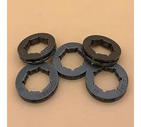 5 piezas .325 7T - Llanta de piñón de transmisión de cadena estriada pequeña compatible con motosierra Hus-qvarna 340 346 346xp 345 350 351 346 353 357 455 460