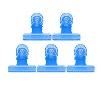 5 piezas 4 colores clip para extensión de uñas curva C accesorios para Nail Art de plástico multifuncional casquillo clip en forma de C y herramienta de correspondencia (azul)