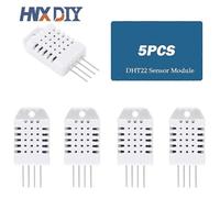 (5 piezas) 5/10 piezas DHT22 sensor digital de temperatura y humedad módulo de temperatura y humedad