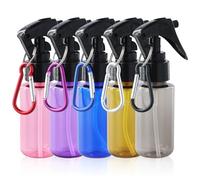 5 Piezas 60ml Botellas de Spray,Botella Pulverizador,Mini botellas de espray agua Botella de Aerosol de Plástico Reutilizable, Rellenable para alcohol, Aceite Esencial, Aromaterapia,Perfume