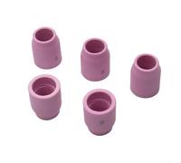 5 piezas #8 53N61S Lente de gas de cerámica 1/2 pulgada para WP-9/20/25/17/18/26 antorcha de soldadura TIG, compatible con Rilon Riland Jasic Mitech